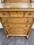 Antique American Empire Revival Oak Highboy Dresser Chest of Drawers With Mirror For Sale - Image 9 of 18