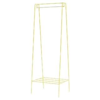 A Clothes Rail in Yellow with a Pine Pole by &New For Sale