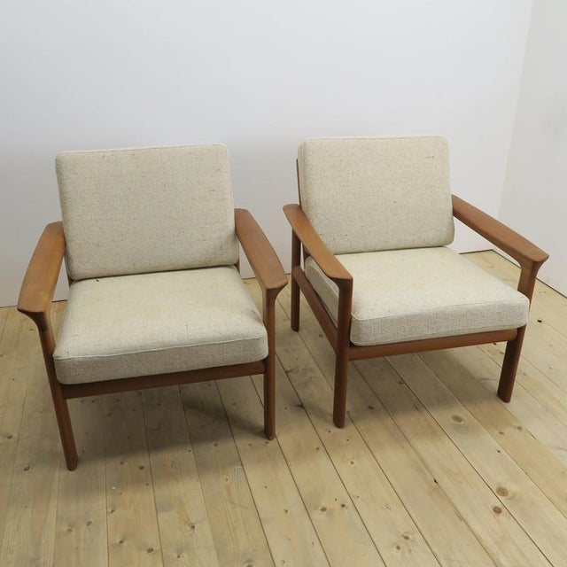 Teak Lounge Chairs from Komfort Møbler, Denmark, 1960, Set of 2 For Sale - Image 9 of 17