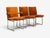 1970s Milo Baughman, Six Dining Chairs, Chrome, Fabric, Usa, 1970s For Sale - Image 5 of 11
