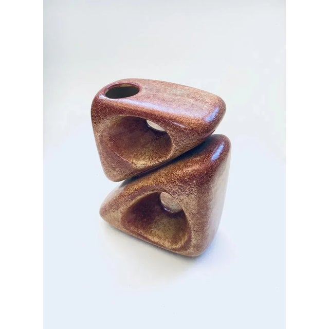Italian Abstract Vase by Roberto Rillon for Bertoncello Ceramiche, 1960s For Sale - Image 10 of 12