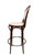 Pair of vintage bar height stools in bentwood, vinyl and chrome. The stools were made by the L. & B. Products Corp. in the...