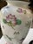 Vintage Chinoiserie Porcelain Table Lamps With Hand-Painted Floral Motifs and Wooden Bases - Pair For Sale - Image 11 of 12