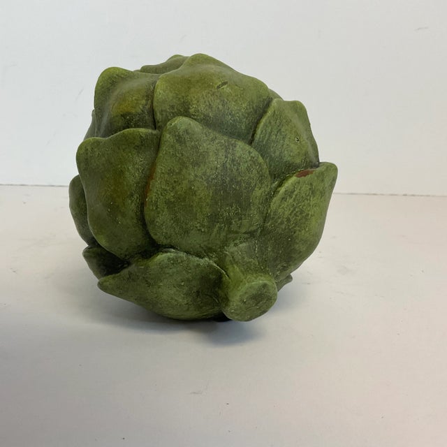 1980s 1980s Boho Chic Tabletop Decor Artichoke Figurine For Sale - Image 5 of 8