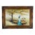 1960s Vintage Harrison E. Clark Impressionist Woman in Garden Oil on Canvas Painting, Framed For Sale