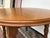 Round Extendable Table in Oak Veneer with Wood Base, 1970s For Sale - Image 16 of 18