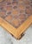 Mid Century Modern Coffee Table Oak Tile Large Brutalist Rolling Rustic For Sale - Image 11 of 11