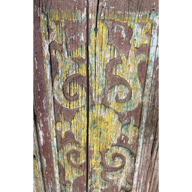 Mid 19th Century Pair of 19th Century Rustic Wooden Doors, Distressed Finish, France For Sale - Image 5 of 18