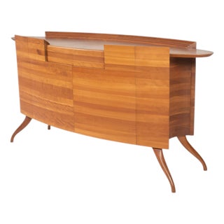 Mid-Century Oval Sideboard from Ceccotti Collezioni For Sale