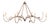 Belfair Chandelier W/ Leaves by Lowcountry Originals For Sale