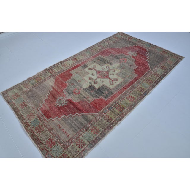 1960s Anatolian Kurdish Area Carpet For Sale - Image 4 of 10
