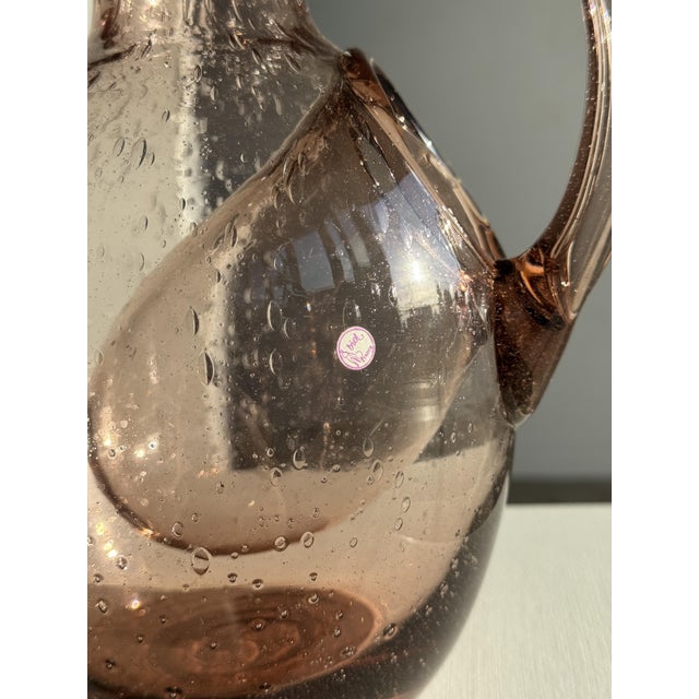 Violet Glass Carafe from Biot, 1950s For Sale - Image 9 of 12