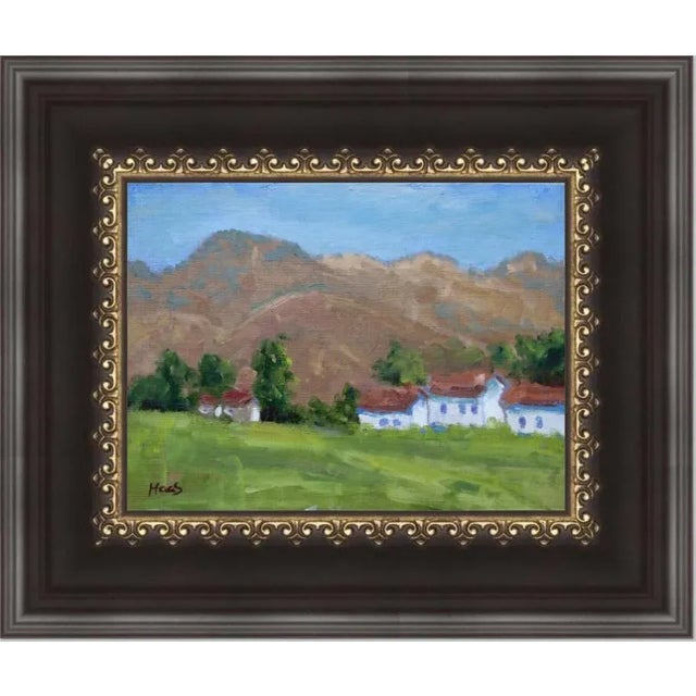Quiet Places & Desertscapes — Hills Behind Our House, Hidden Valley, Reno Original oil painting by L Haas, 12 x 9 unframed...
