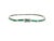 4.26 Carat Emerald and Diamond Tennis 4 Prong Bracelet in 14k Gold For Sale - Image 4 of 11