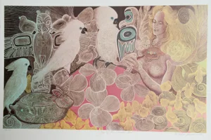 Alice Asmar, Joy of the Eternal Now, Lithograph