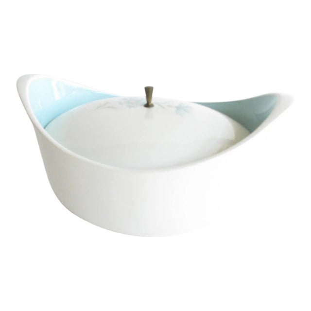 Vintage Taylor Smith & Taylor Boutonniere Lidded Serving Dish For Sale