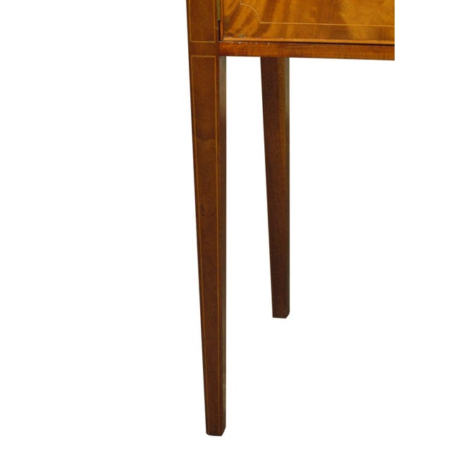 Wood Early 20th Century George III Style Inlaid Mahogany Sideboard For Sale - Image 7 of 10