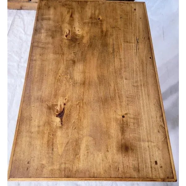 Antique Two-Tone Low Pine Table From England - Circa 1900. We found this table in Devon and decided that it was very...
