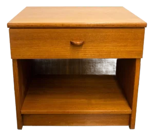 PBJ Mobler Danish Mid-Century Modern Bedside Table