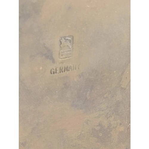 Metal Rare Gourgeous Antique Victorian Renaissance 1880 German Heavy Brass Repousse Jewelry Casket/ Trinket For Sale - Image 7 of 12