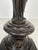 Black Pair of large patinated bronze candelabras representing caryatids For Sale - Image 8 of 12