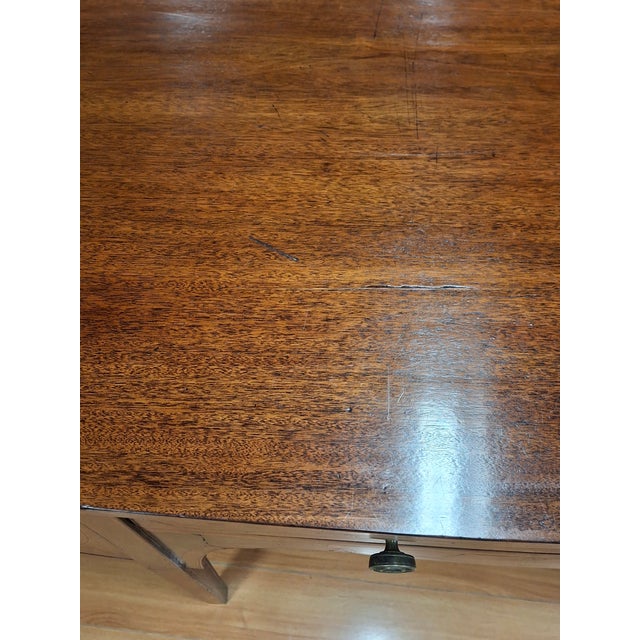 George III Inlaid Mahogany Demi-Lune Sideboard For Sale - Image 12 of 12