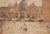 Impressionist 19th C. Signed Italian Venetian Impressionist Painting of St. Mark’s Square, Framed For Sale - Image 3 of 14