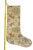 2020s Vintage Kilim Christmas Stocking, Sage Green Handwoven Wool Boho Xmas Decor, One of a Kind Turkish Rug Stocking, Rustic Holiday Gift For Sale - Image 5 of 7