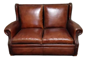Two-Seater Club Sofa with Wings, 1950s