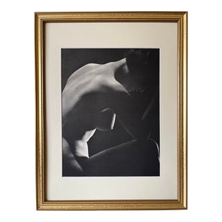 Original Vintage Art Deco Photo Gravure of a Female Nude by John Everard Circa 1930 For Sale