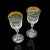 1920s Set of 4 Antique French Glass Wine Glasses For Sale - Image 9 of 13