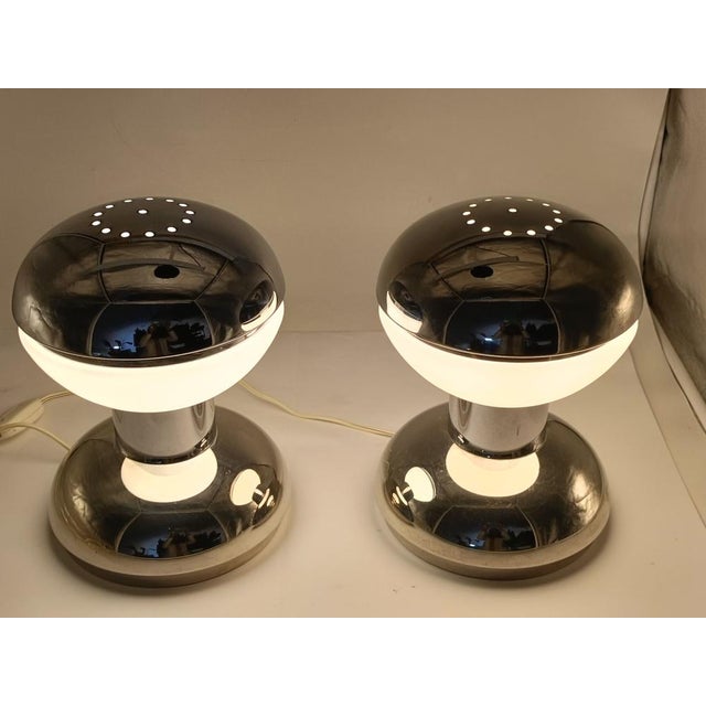 Space Age Table Lamps by Goffredo Reggiani, Italy, 1970s, Set of 2 For Sale - Image 11 of 13