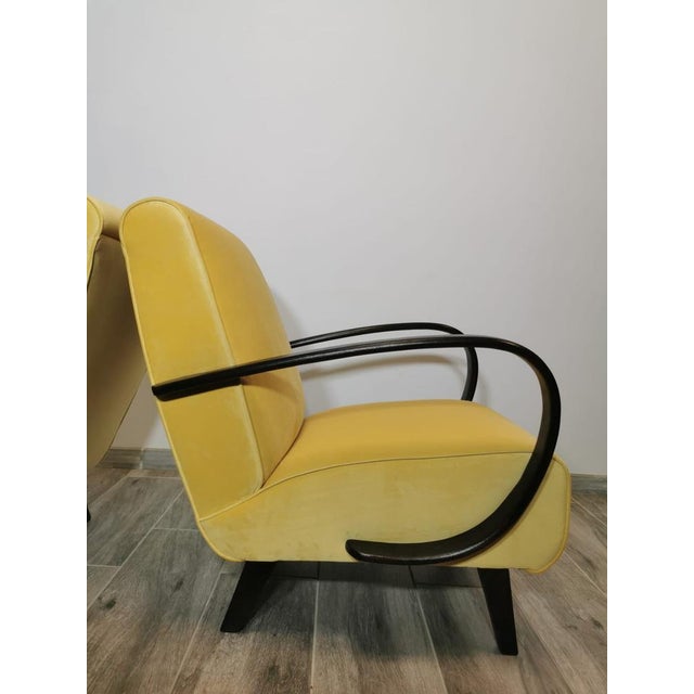 1940s Set of Armchairs by Jindrich Halabala, 1940s For Sale - Image 5 of 18
