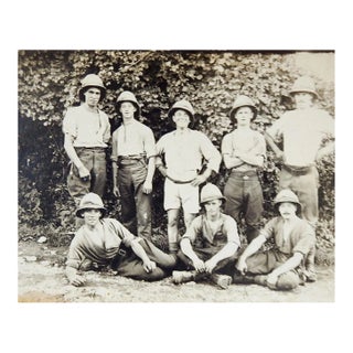 Antique 1918 British Expedition Military in Italy Photograph Post Card For Sale