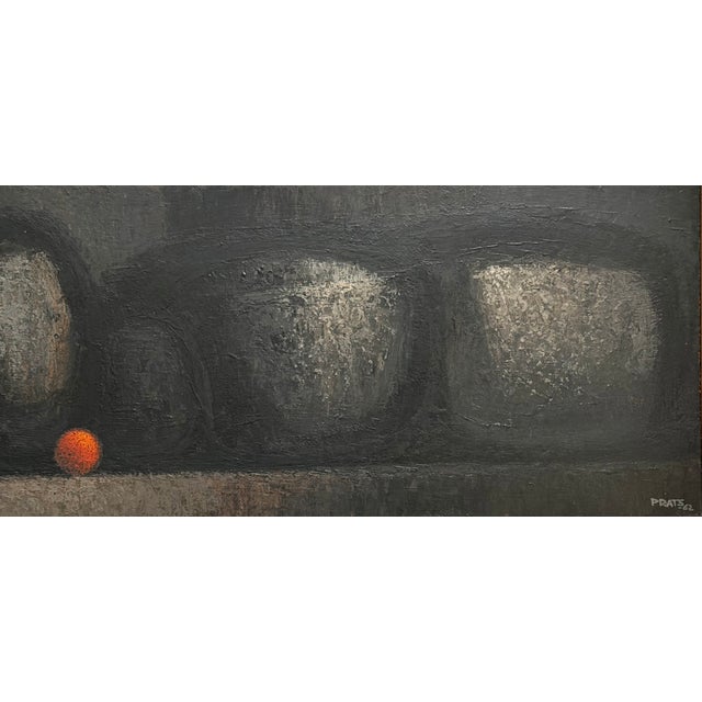 Abstract Modern Art Ramon Prats Still Life Oil Painting.