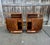 Art Deco Vintage Italian Art Deco-Style Nightstands in Walnut C. 1930s For Sale - Image 3 of 11
