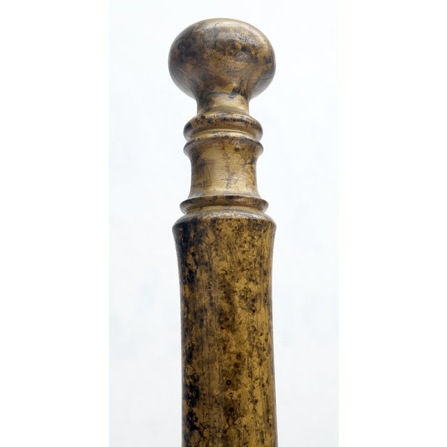 Faux Bamboo c1970s Tortoise Finish King Size Decorative Headboard Bed MINT! For Sale - Image 11 of 12