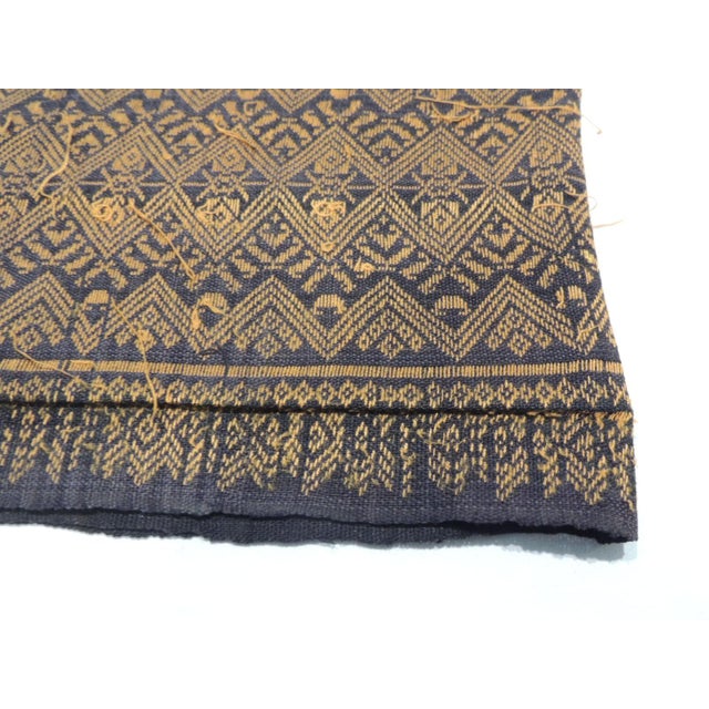 Asian Vintage Silk Asian Decorative Trim For Sale - Image 3 of 4