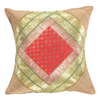 Pasargad DC Sari Silk Square Pillow Case For Sale