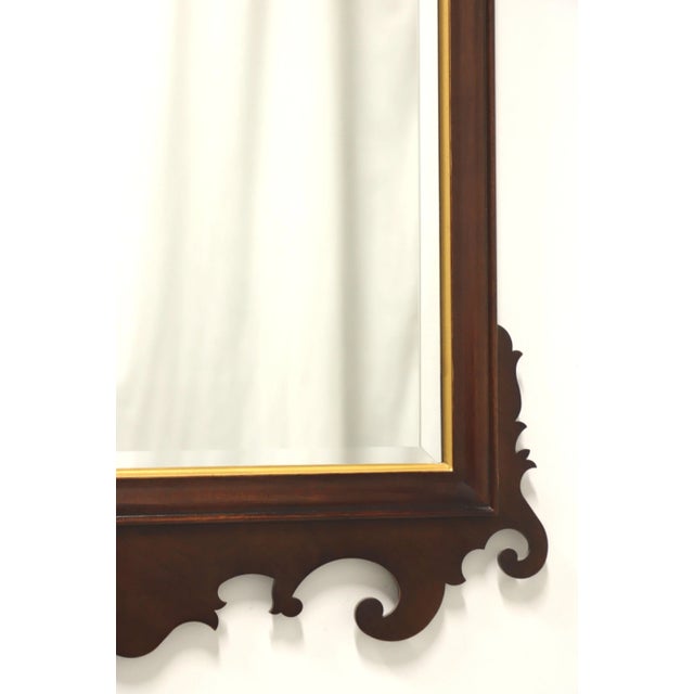 Drexel Heritage 18th Century Classics Mahogany Chippendale Beveled Wall Mirror For Sale In Charlotte - Image 6 of 10