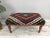 Details SIZE: 18X18X36 Inches ( with legs ) - 45x45x90 cm TYPE: Handmade Ottoman Bench CONDITION: is good. CONSTRUCT: It...