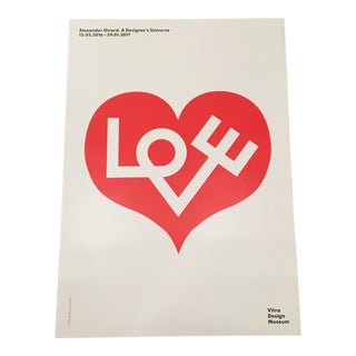 Modern Alexander Girard Love Print For Sale