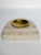 Travertine and Brass Ashtray, France, 1960s For Sale - Image 12 of 14
