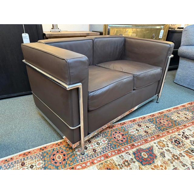 Design Plus Gallery presents a Petite Loveseat in the style of Corbusier from Modern Classics. One of the most influential...