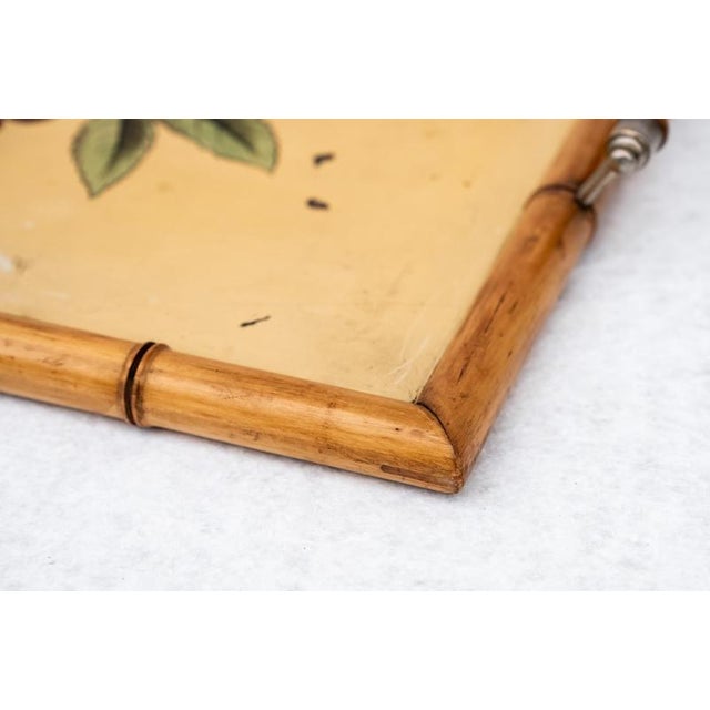 Italian Bamboo Tray, 1960s For Sale - Image 3 of 7