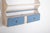 White and Sky-Blue Painted Portuguese Plate Rack, 1950 For Sale - Image 6 of 9