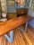 Mid Century Solid Sapele Mahagony Slab Dining Table For Sale - Image 11 of 12