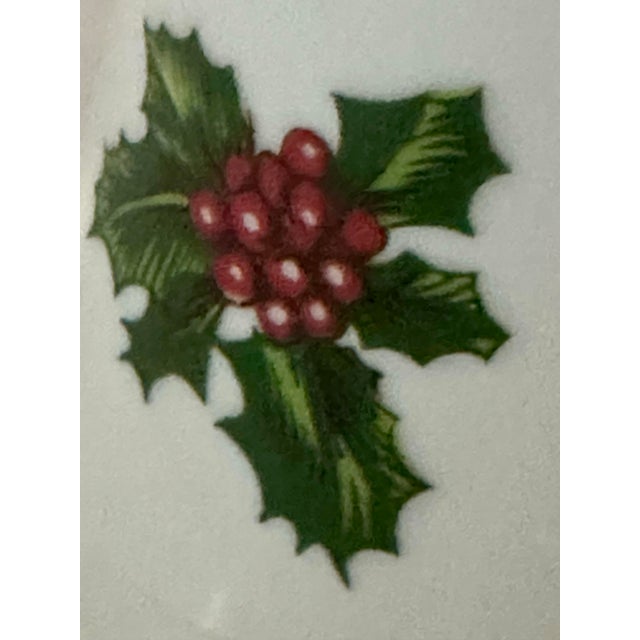 Mid 20th Century Vintage Mid 20th Century Bone China Holly Berries Bell For Sale - Image 5 of 6