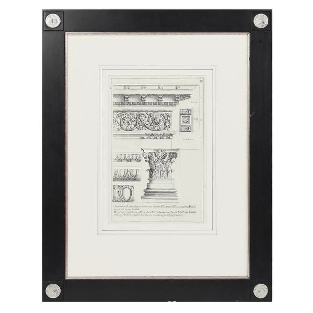 Set of 8 Antique Giovanni Battista Piranesi Framed Italian Architectural Prints For Sale In Los Angeles - Image 6 of 11