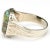 Art Deco 10kw Art Deco Ostby & Barton Turquoise Matrix (5.0) Ring For Sale - Image 3 of 5
